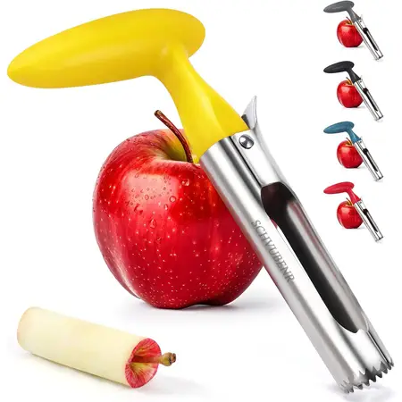 SCHVUBENR Sturdy Apple Core Remover with Sharp Serrature